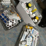 3-Tier Medicine Organizer Storage Box with Handle – Large Capacity, Hygienic Design (White)