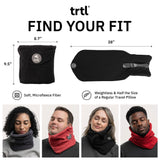 Ergonomic Travel Neck Pillow for Airplanes – Lightweight Neck Support Pillow with Patented Head Support System