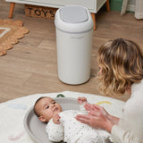 Odor Lock Diaper Pail with Dual-Seal Airlock – Hands-Free Baby Diaper Disposal Bin for Nursery