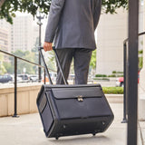Alpine Swiss 17-Inch Rolling Laptop Briefcase with Wheels & Combination Locks – Black