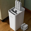 JOYMOOP 2-Tank Flat Mop & Bucket Set with Wringer – Hands-Free Microfiber Floor & Wall Cleaning System