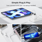 USB-A to USB-C Adapter – Aluminum Type-C Converter for Charging & Data Transfer
