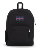 JanSport Cross Town Backpack – Classic Everyday Backpack with Front Organizer & Bottle Pocket (Black)