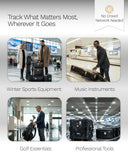 GEGO PRO Real-Time Global GPS Tracker for Luggage and Assets, TSA Approved Smart Travel Tracker with Multi-Network SIM and Security Alerts