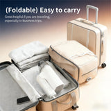 1300W White Portable Garment Steamer Iron 2-in-1 Fast Heat Travel Wrinkle Remover with Foldable Design