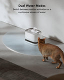 PETLIBRO Dockstream Wireless Cat Water Fountain 3L – Rechargeable Base & Radar Sensor Flow (White)