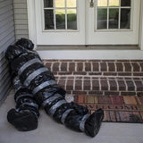 Silver & Black Metal Halloween Candle Holder – Gothic Tabletop Lantern for Spooky Home Decor (JUTU-CD)