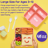 Space 7-Piece Bento Lunch Set with 14 oz Bottle
