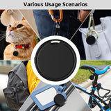 Android Bluetooth Smart Tracker Tag, Find Hub Compatible Item Locator with 100dB Alarm and Replaceable Battery