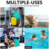 Travel Laundry Bag Set, Waterproof Wet Dry Bag for Dirty Clothes