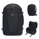 ECOHUB 30L Carry-On Travel Backpack – 18×14×8 Personal Item with USB Port for Flights