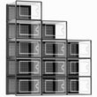 Kuject X-Large Clear Shoe Storage Boxes – Stackable Plastic Sneaker Organizers for Closet & Entryway (Black, 12-Pack)
