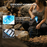 EVERFUN 18L Insulated Hydration Backpack with 2L Water Bladder & Rain Cover – Lightweight Hydro Pack for Hiking & Cycling – Olive Green