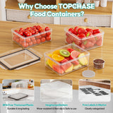 20-Piece Airtight Food Storage Containers Set – Leakproof BPA-Free Meal Prep Boxes with Lids (Multi-Size)
