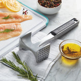 Dual-Sided Meat Tenderizer Mallet with Textured & Smooth Surfaces