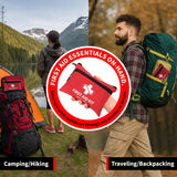 PROTECT LIFE Survival First Aid Kit (100 Pieces) – Compact Emergency Medical Kit for Camping, Travel & Outdoor Use