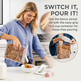 Bentgo Pantry Airtight Food Storage Containers – 22 Piece Stackable Set with Scoop & Cereal Lid