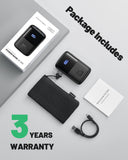 INIU 10000mAh Fast Charging Power Bank – 22.5W Portable Battery Pack with Phone Stand