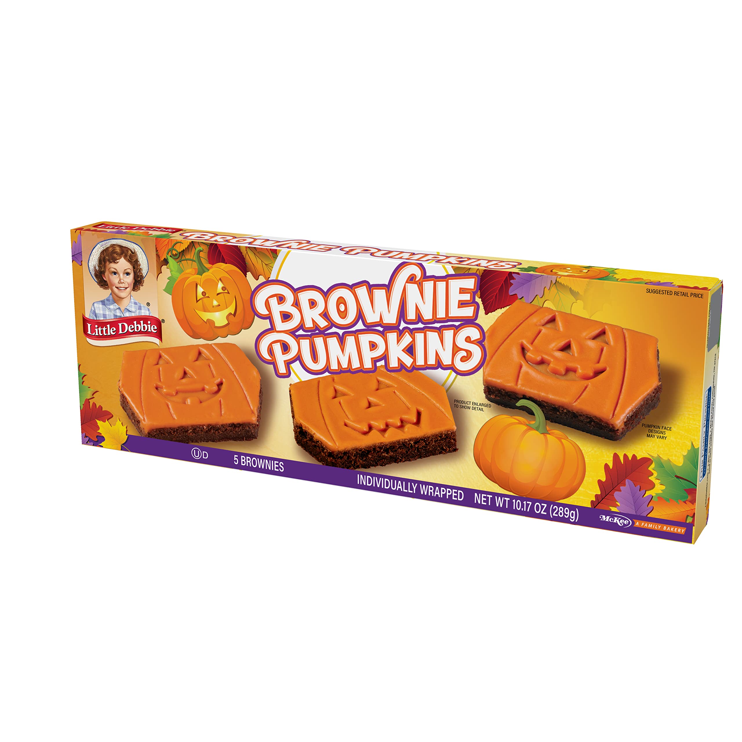 Little Debbie Pumpkin Brownies – Fudge Brownies with Orange Icing (Limited Edition Fall Treats)