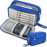 Klein Blue Large 3-Compartment Pencil Case