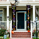 Halloween Outdoor Banners – 2-Pack Large Door Hanging Signs for Porch & Party Decorations (11.8" x 70.8")