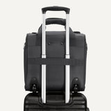 Amazon Basics 14-Inch Underseat Carry-On Luggage with Wheels – Compact Rolling Travel Bag, Black
