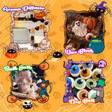 Halloween Essential Oil Set – 6 Frightfully Fun Scents (Caramel Apples, Pumpkin Pie, Candy Corn, Halloween Cookies, Popcorn Balls & Snickers Bars) – Festive Aromatherapy Oils for Candles, Diffusers & DIY Crafts