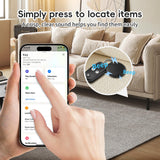 RSH Apple Find My Compatible Bluetooth Tracker Tags 4 Pack, Smart Luggage & Key Locator with Sound Alert – New Model
