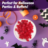 Halloween Cherry Ghosts Licorice Candy – Individually Wrapped Red Cherry Chewy Treats for Trick-or-Treat & Party Bags