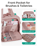 Large Travel Toiletry Bag for Women – Puffy Cosmetic Organizer with Multiple Compartments