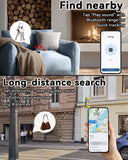 Android Air Tracker 4-Pack Bluetooth Item Locator, Find Hub Compatible Smart Luggage and Key Tracker with Replaceable Battery