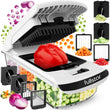 Manual Vegetable Chopper with Container – Pro Food Dicer & Onion Chopper