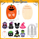DIY Halloween Candy Holder Greeting Card Kit – 36 Pack Trick-or-Treat Gift Cards with Clear Dome Holders