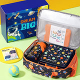 Space 7-Piece Bento Lunch Set with 14 oz Bottle