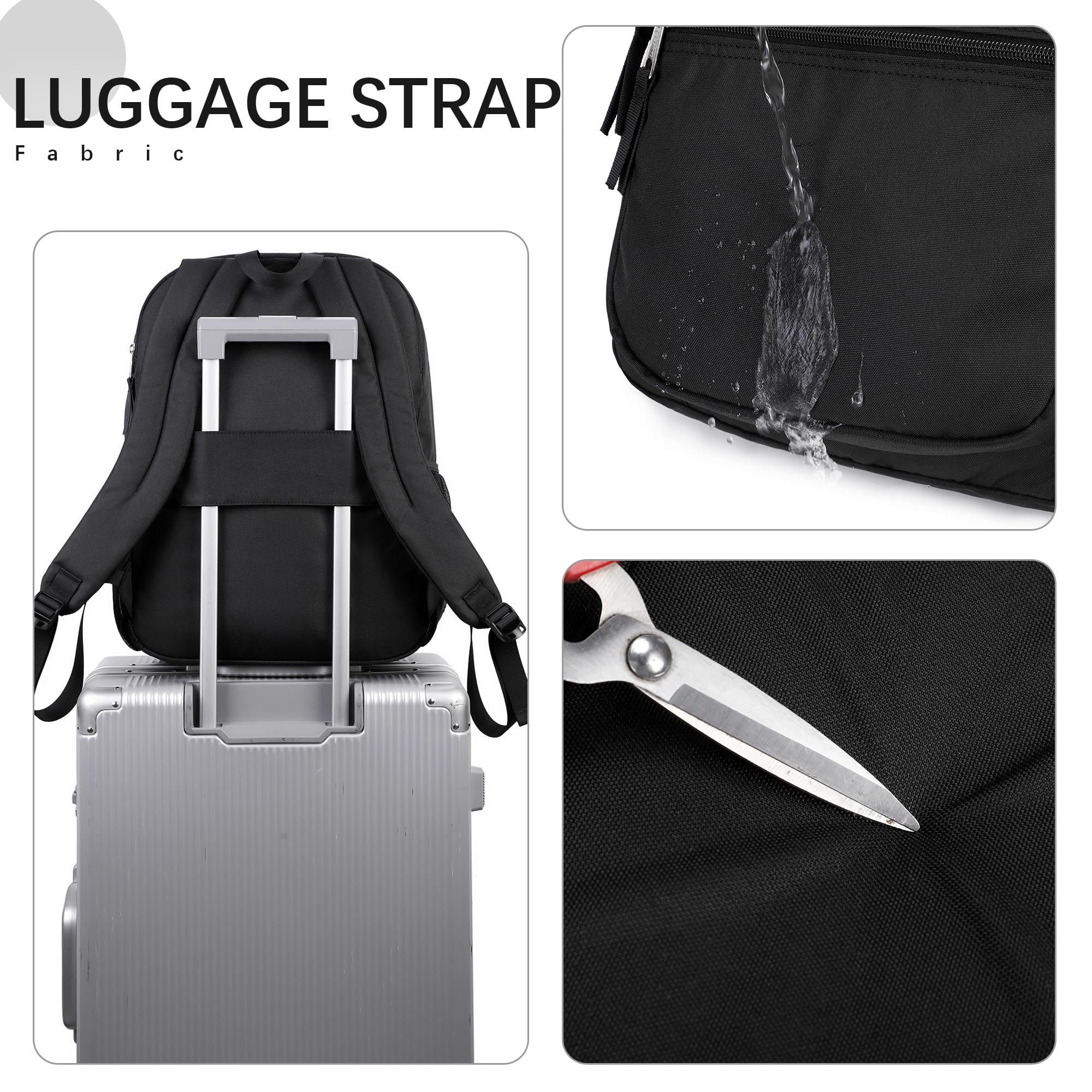 ABSHOO 32L Large Laptop Backpack for College & High School – Water-Resistant Travel Bookbag