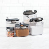 Airtight Baking Storage Container Set – Flour, Sugar & Brown Sugar Keepers with Magnetic Accessories