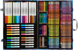 140-Piece Space-Themed Kids Art Case and Coloring Set