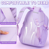 Blue 3-Piece Waterproof School Backpack Set
