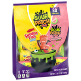 SOUR PATCH KIDS & SWEDISH FISH Halloween Variety Pack – 80 Treat-Size Bags of Sour & Sweet Gummy Candy