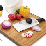 Adjustable Handheld Mandoline Slicer with Non-Slip Handle for Vegetables & Fruit