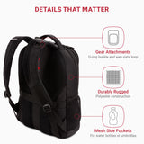SwissGear 5505 Cecil Laptop Backpack for Daily Commute with Organizer Pockets and Airflow Back Panel