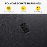 LEVEL8 20” Rolling Carry-On Luggage, Lightweight Polycarbonate Hard Shell Spinner Suitcase with TSA Lock (Grey)