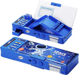 Blue Astronaut Pop-Up Pencil Case with Lock