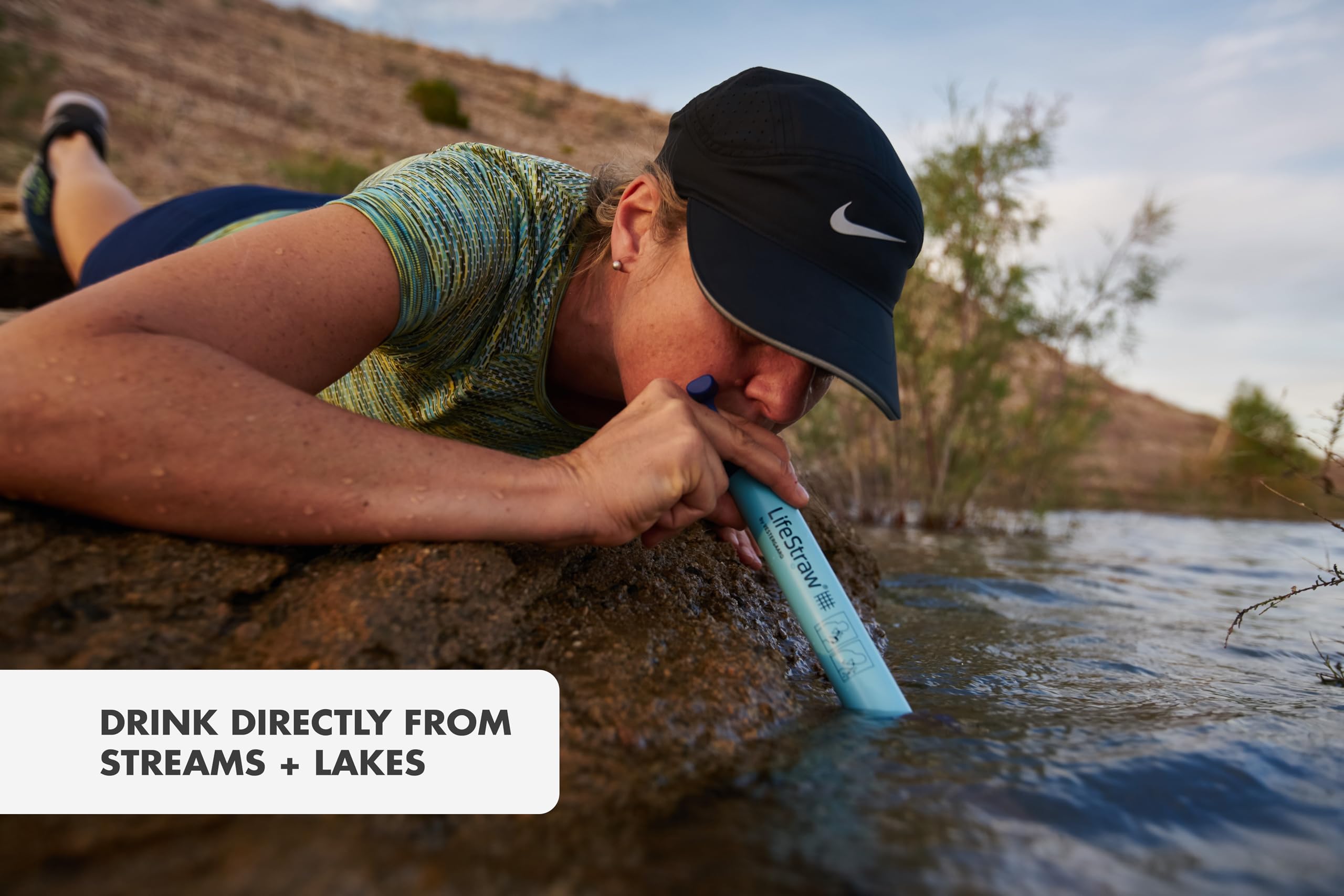 Personal Water Filter Straw for Camping & Survival – Portable Emergency Water Purifier for Hiking, Travel & Outdoor Adventures