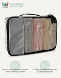 4-Piece Packing Cube Set for Suitcases – Lightweight Travel Organizers with Breathable Mesh for Clothes, Shoes & Accessories