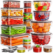 Food Storage Containers with Lids – 20-Piece BPA-Free Airtight Leakproof Set (Multi-Size)