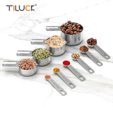Stainless Steel Measuring Cups & Spoons Set – 10-Piece Precision Kitchen Measuring Tools