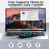 Lightning to USB-C Adapter 4 Pack Fast Charging & Data Sync Converter for iPhone 15/16/17 Pro Max, Samsung & Pixel – Aluminum Mini Connector