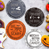 Halloween Dessert Plates – 48 Pcs 7-Inch Assorted Paper Plates for Spooky Party Snacks & Appetizers
