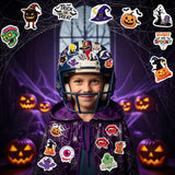Halloween Sticker Set – 50-Piece Spooky Stickers for Kids & Adults (Pumpkins, Ghosts, Bats & Skulls, DIY Crafts & Party Favors)